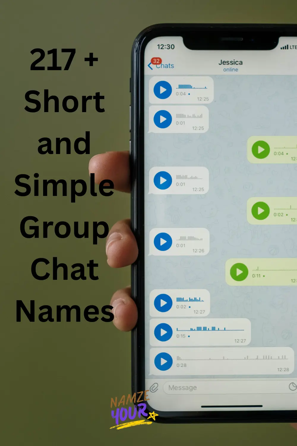 Short and Simple Group Chat Names