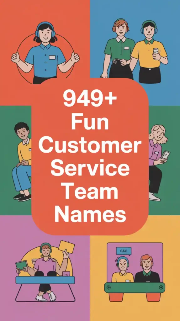 Fun customer service Team name