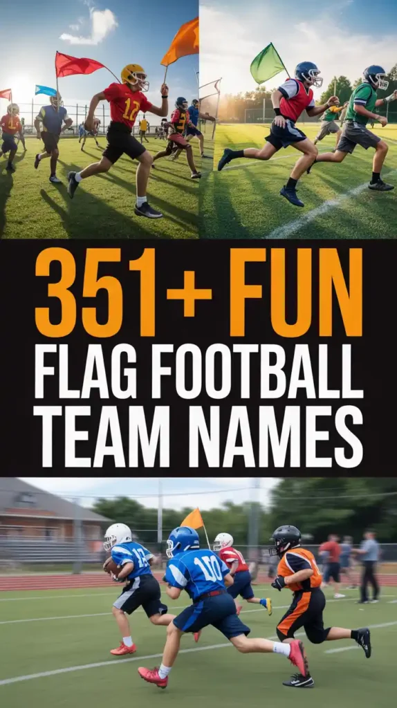 Fun Flag Football Team Names