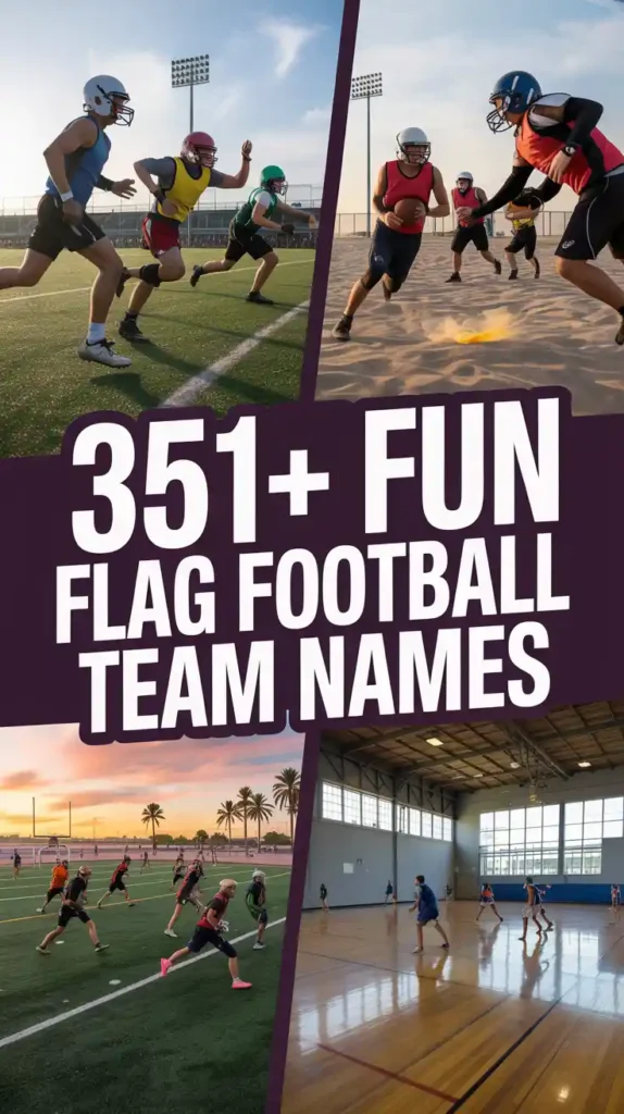 Fun Flag Football Team Names