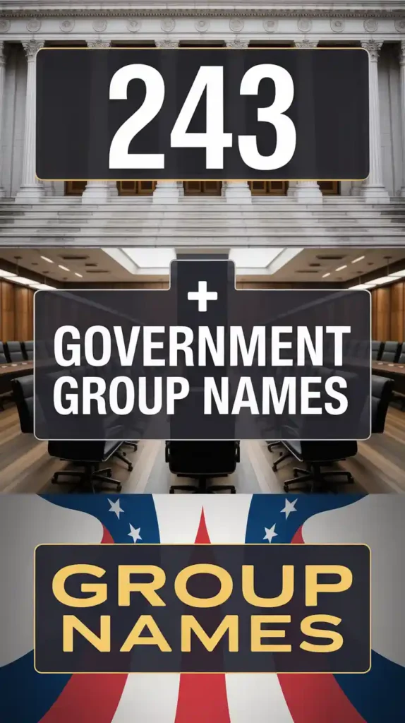 Government Group Names