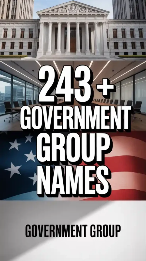 Government Group Names