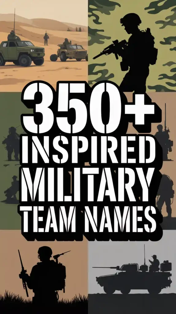 Inspired Military Team Names