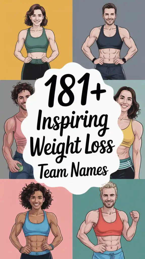 Inspiring Weight Loss Team Names