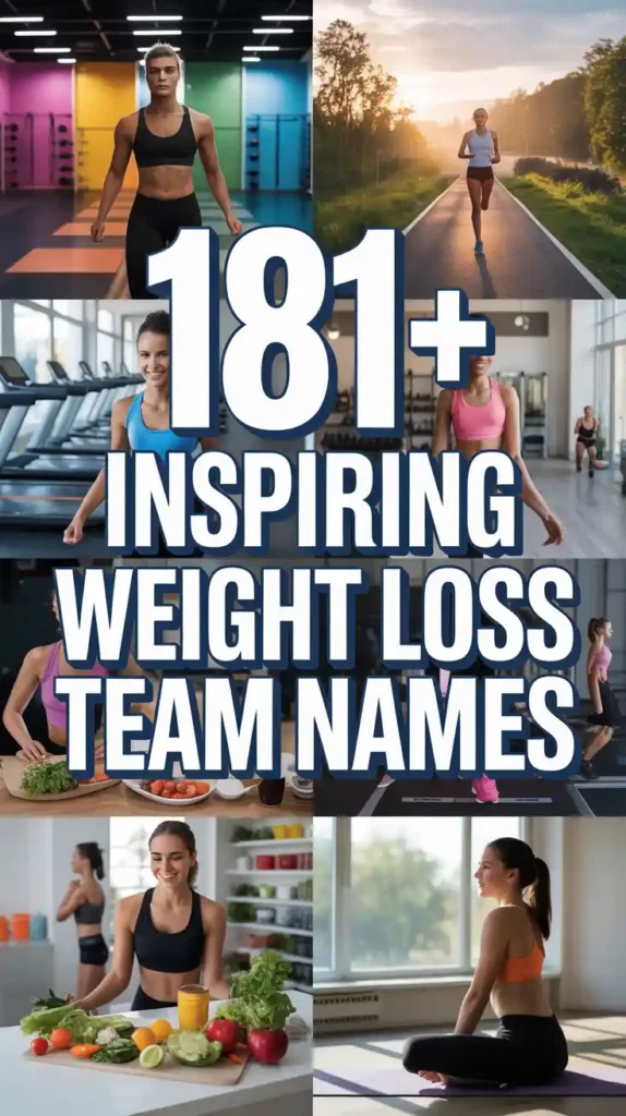 Inspiring Weight Loss Team Names