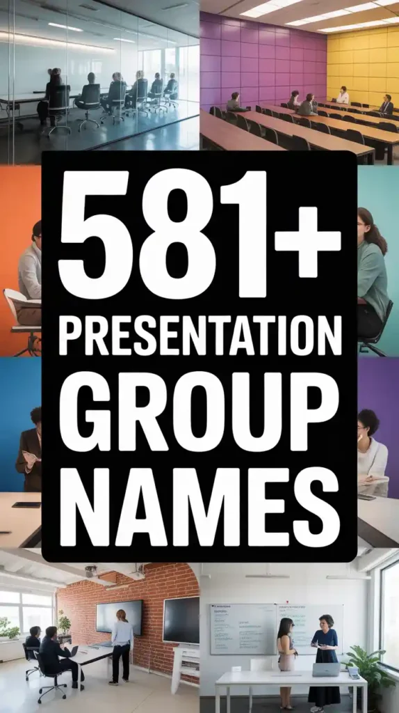 Presentation Group Names