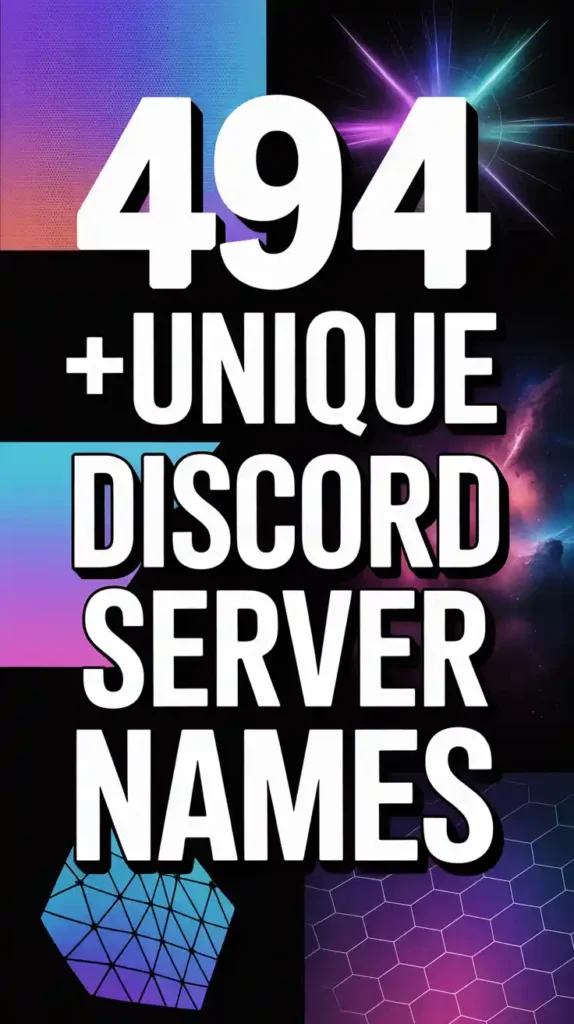 Unique Discord Server Names