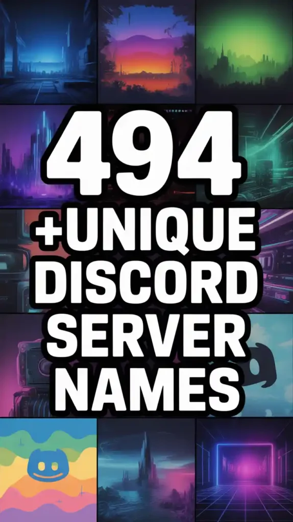 Unique Discord Server Names