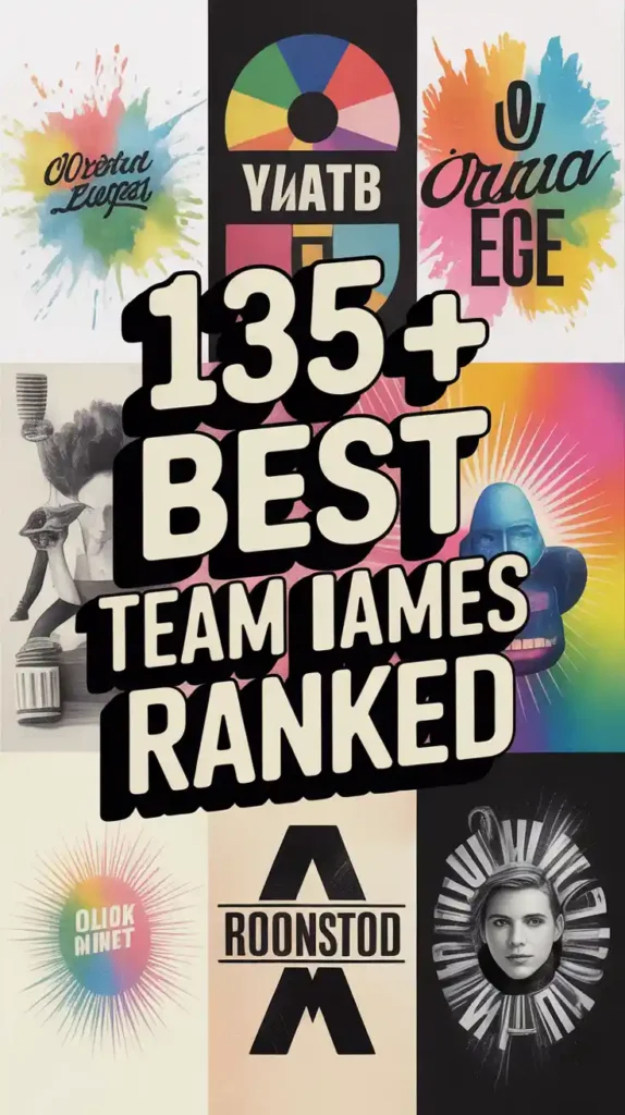 Best Team Names Ranked