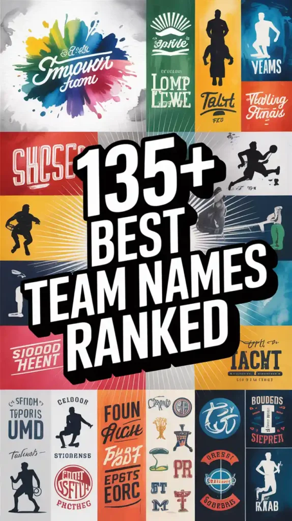 Best Team Names Ranked