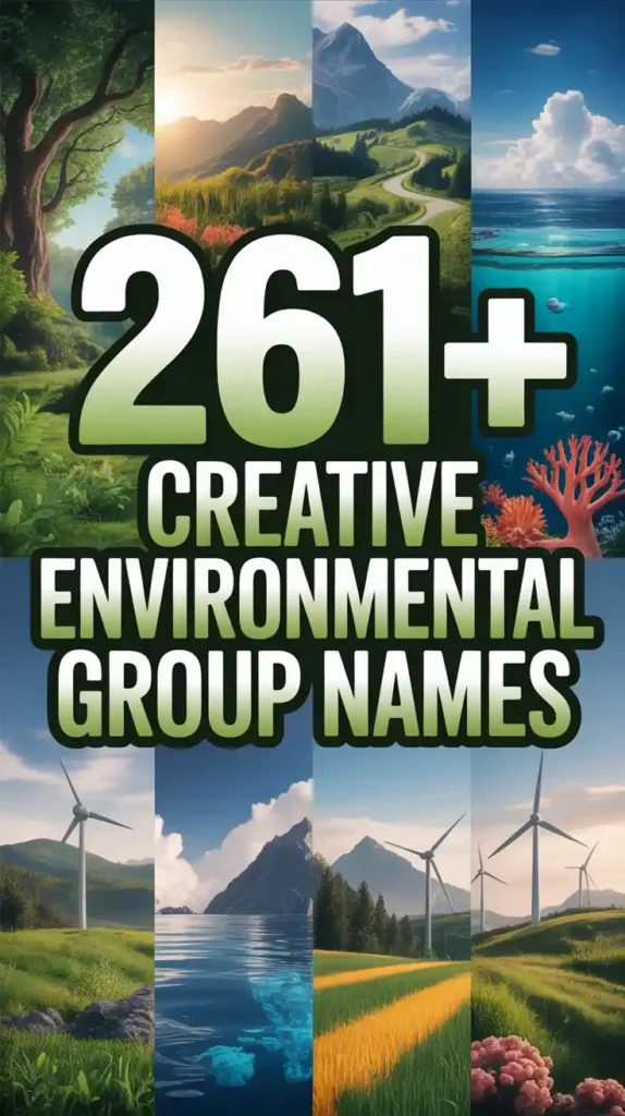 Creative Environmental Group Names