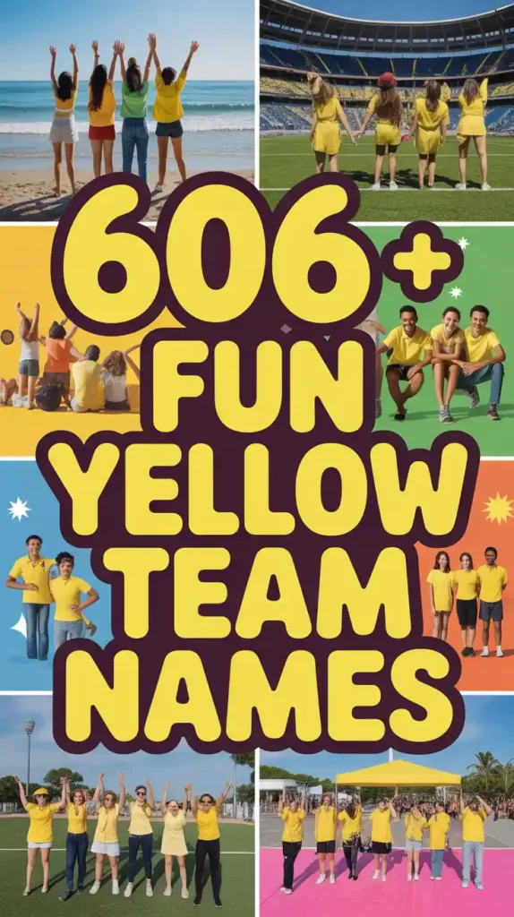 Fun Yellow Team Names