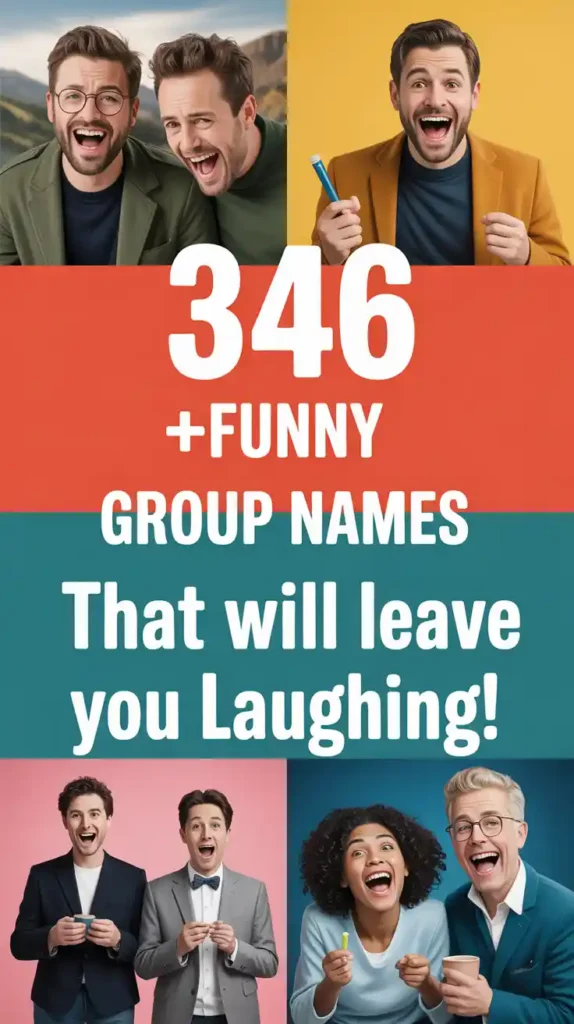 Funny Group Names That Will Leave You Laughing
