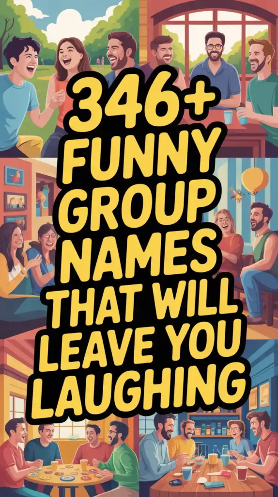 Funny Group Names That Will Leave You Laughing