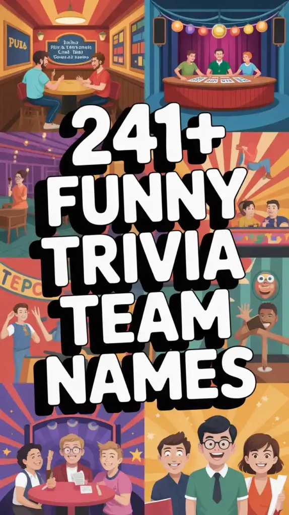 Funny Trivia Team Names
