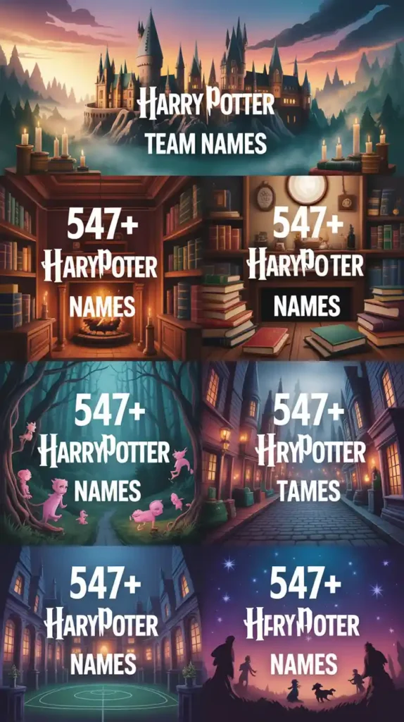 Harry Potter Team Names