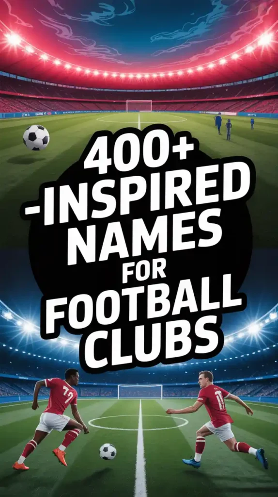 Inspired Names For Football Clubs