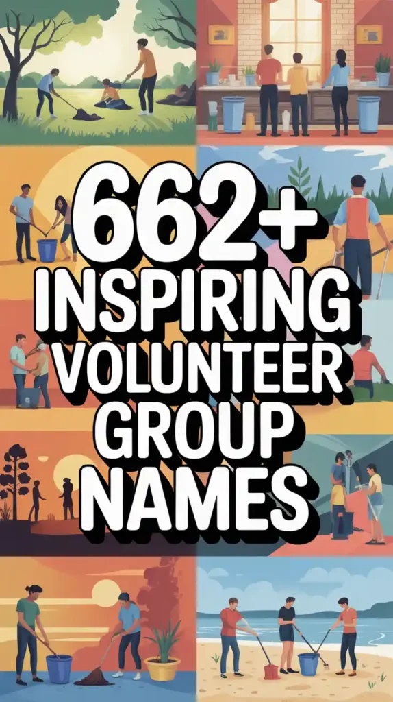 Inspiring Volunteer Group Names