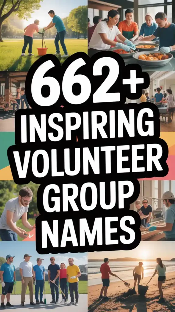 Inspiring Volunteer Group Names
