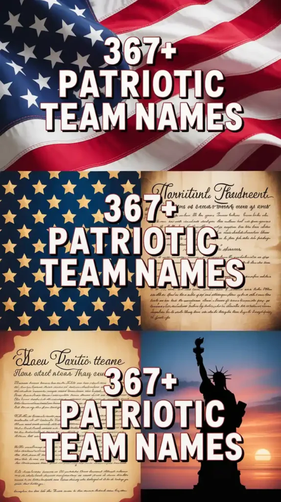 Patriotic Team Names
