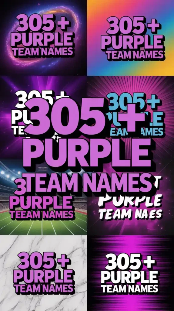 Purple Team Names