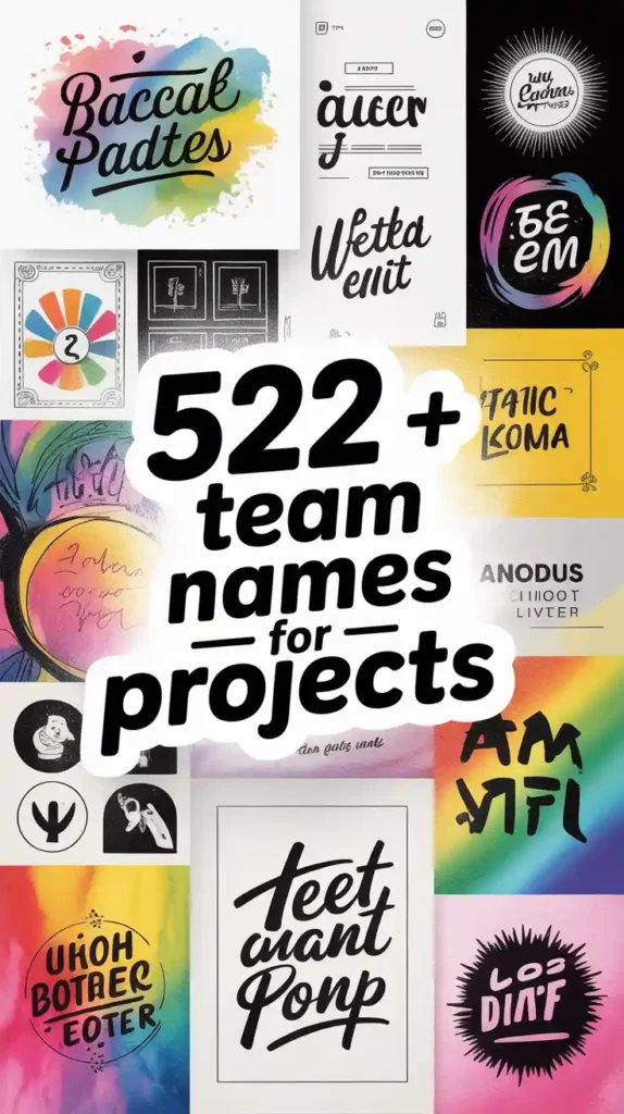 Team Names For Projects