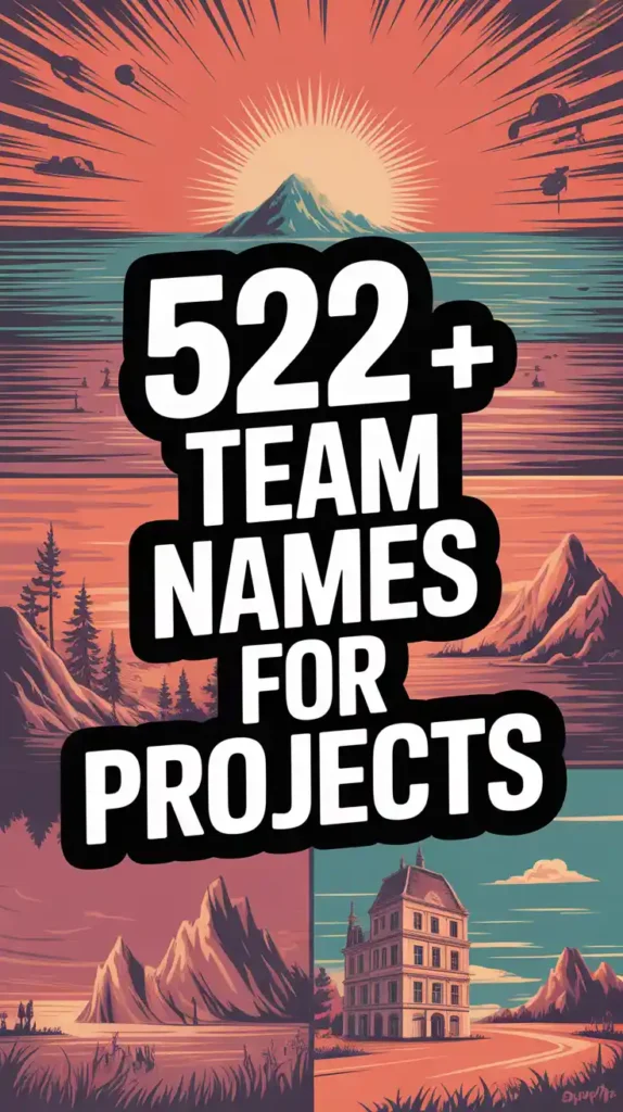 Team Names For Projects