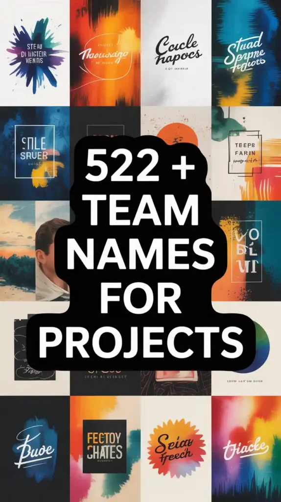 Team Names For Projects