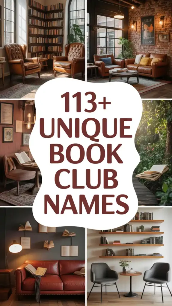 Unique Book Club Names