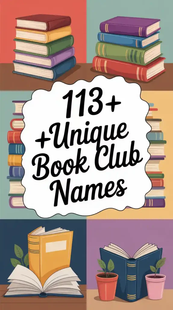 Unique Book Club Names