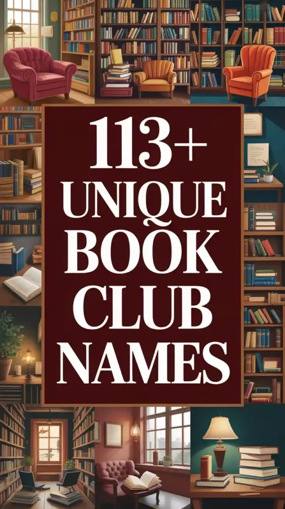 Unique Book Club Names