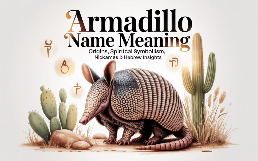 Armadillo” in the Bible