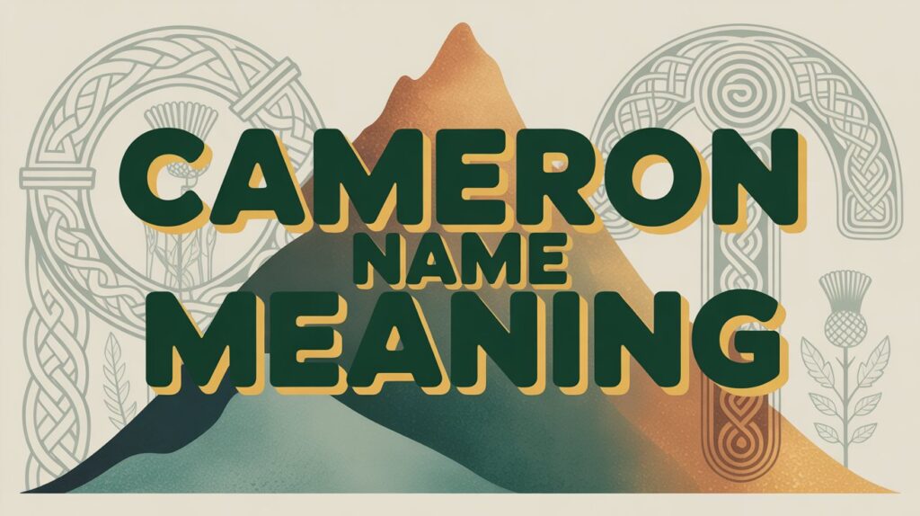 Cameron Name Meaning in Hebrew
