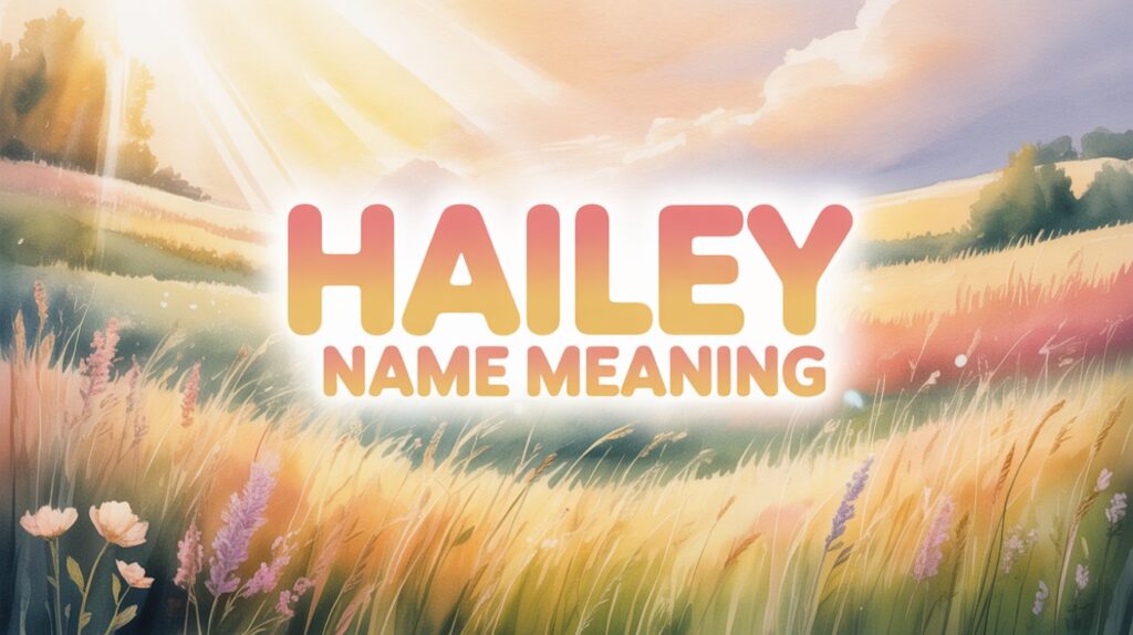 Hailey” in Hebrew