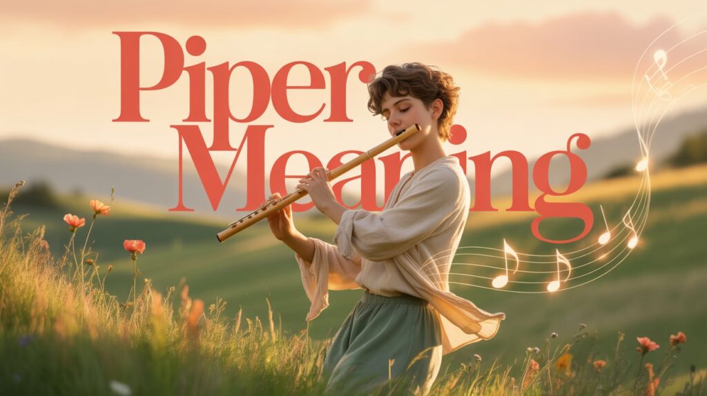 Piper” in the Bible