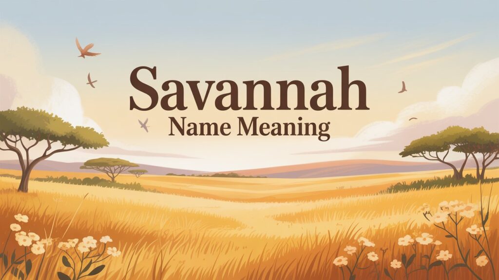 Savannah” in the Bible”