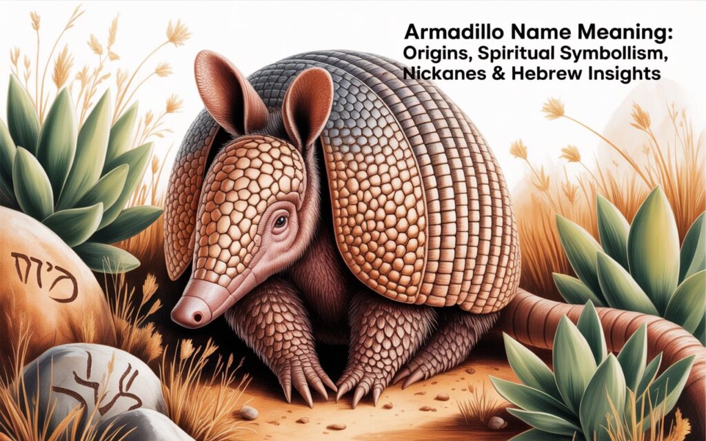 The Origin of the Name “Armadillo”