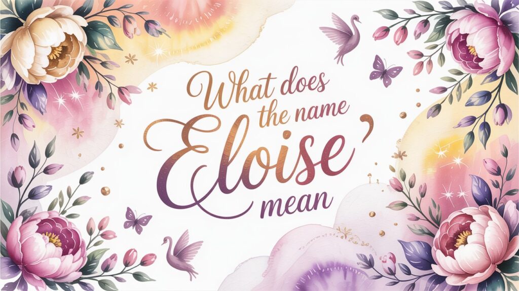 Eloise” in the Bible