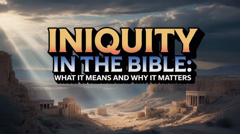 What Is Iniquity
