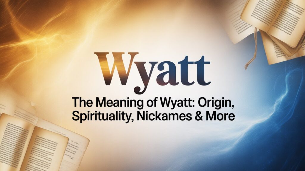 Wyatt” in Hebrew