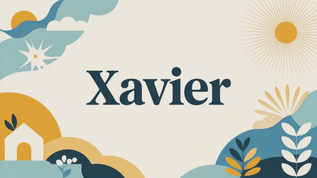 Xavier” in the Bible?